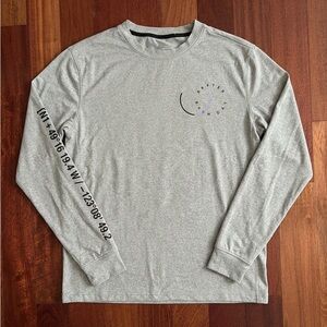lululemon athletica Light Gray Long Sleeve Tee